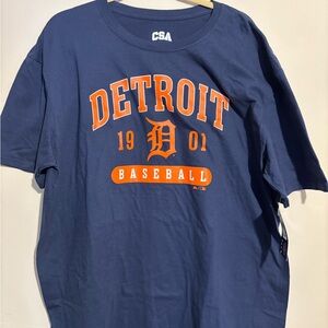 New Detroit Tigers MLB 2X Unisex T-Shirt Short Sleeve 1901 Baseball